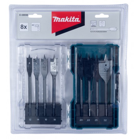 JUEGO BROCAS PALA MADERA 8PCS MAKITA - SUMINISTROS CAMARA