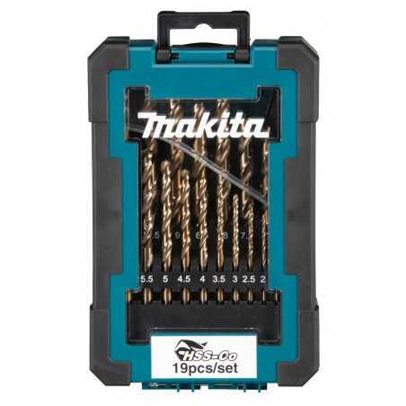 SET DE BROCAS DE METAL HSS-Co 19 PCS MAKITA - SUMNISTROS CAMARA