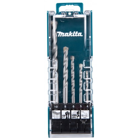 JUEGO DEBROCAS T.C.T CON INSERCIÓN RECTA 5PCS MAKITA - SUMINISTROS CAMARA