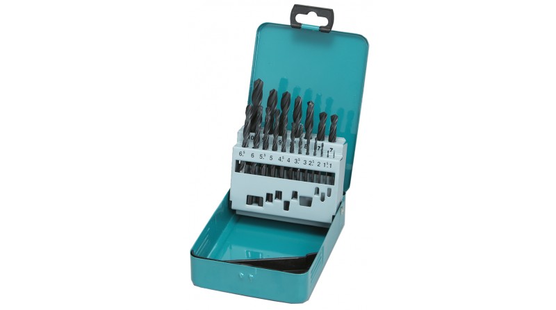 SET DE BROCAS DE METAL 1-10mm HSS-R 19PCS MAKITA - SUMINISTROS CAMARA