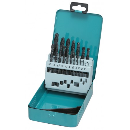 SET DE BROCAS DE METAL 1-10mm HSS-R 19PCS MAKITA - SUMINISTROS CAMARA