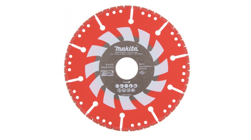 DISCO DE DIAMANTE ESPECIAL RESCATE 125x22,23mm MAKITA - SUMINISTROS CAMARA