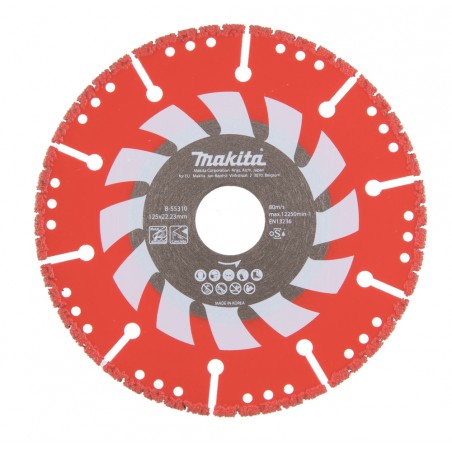 DISCO DE DIAMANTE ESPECIAL RESCATE 125x22,23mm MAKITA - SUMINISTROS CAMARA