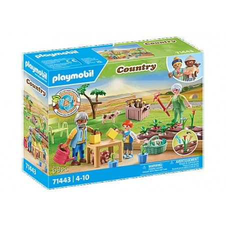 HUERTO CON ABUELOS PLAYMOBIL - SUMINISTROS CÁMARA