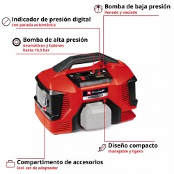 COMPRESOR PRESSITO 18/21 EINHELL - SUMINISTROS CÁMARA