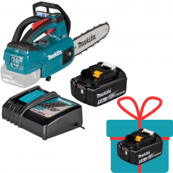 PACK + BATERIA GRATIS MOTOSIERRA DUC254 MAKITA - SUMINISTROS CÁMARA