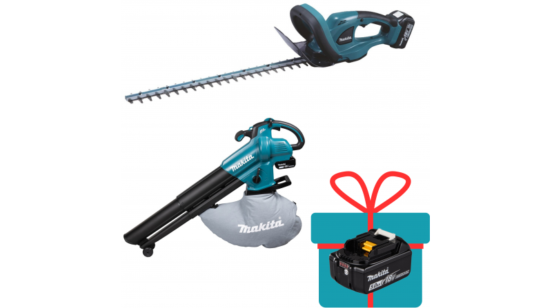 PACK CORTASETOS + SOPLADOR 18V MAKITA - SUMINISTROS CÁMARA