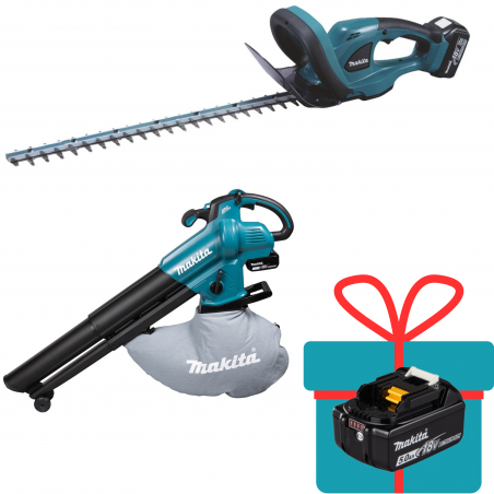 PACK CORTASETOS + SOPLADOR 18V MAKITA - SUMINISTROS CÁMARA