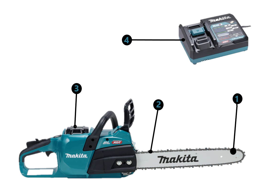 DESPIECE MOTOSIERRA UC026G MAKITA